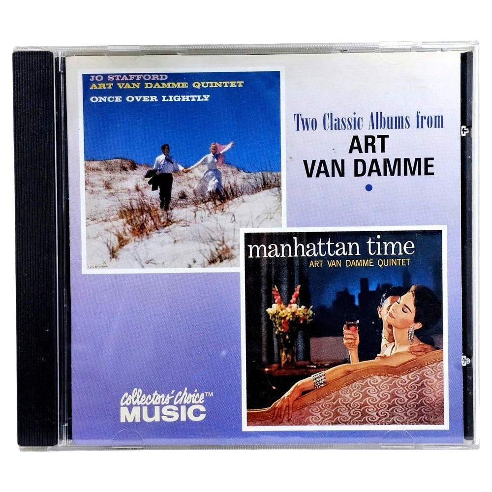 Art Van Damme Once Over Lightly Manhattan Time CD Jo Stafford Jazz 617742004823